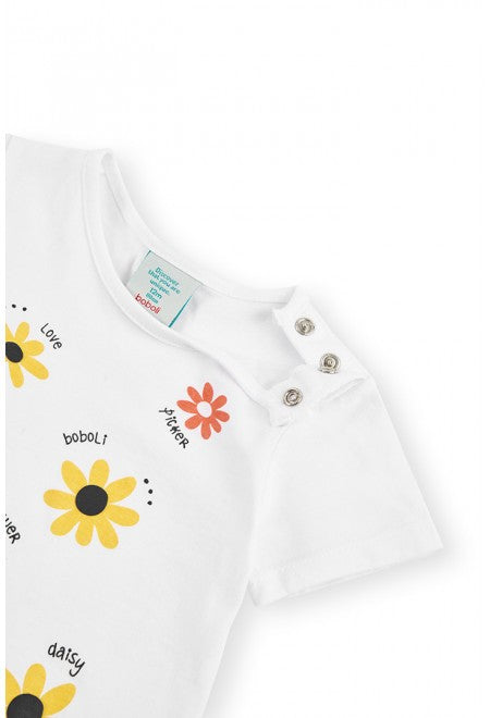 Camiseta Boboli punto flores