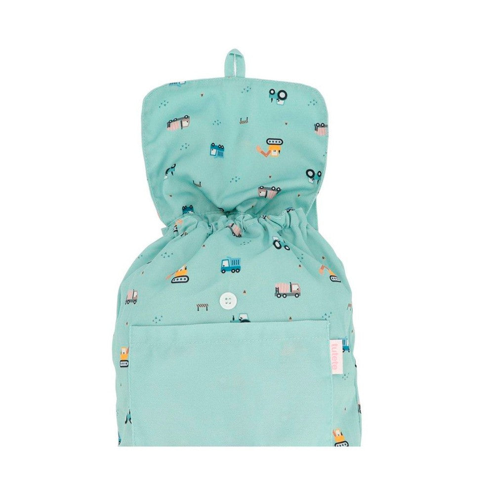 Mochila Pequeña Tela Tutete Trucks Personalizable