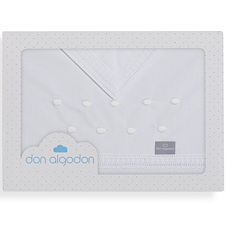 Tríptico Sábana Minicuna Don Algodón Zoe