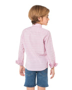 Camisa Spagnolo cuello boton rústico 4410