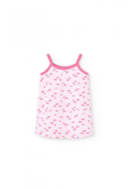 Vestido Boboli punto cuadros vichy