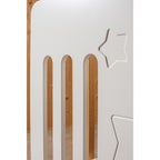 Cuna colecho Interbaby STAR NATURE incluye ruedas y patas natural