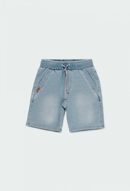 Bermudas Boboli felpa denim elástica