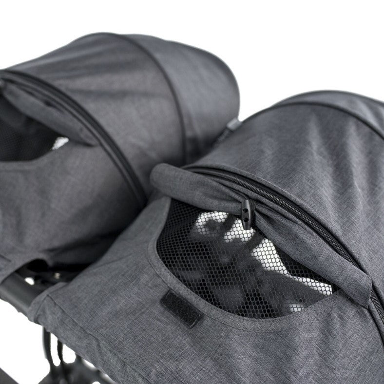 2 capotas Gemelar Niu VentT Twin con funda para barra y arnés