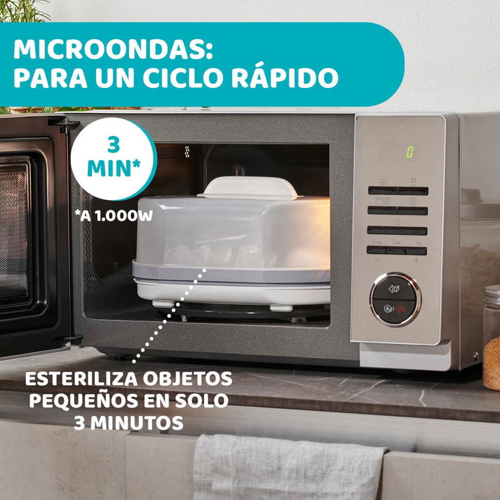 Esterilizador Chicco de Vapor 3 en 1