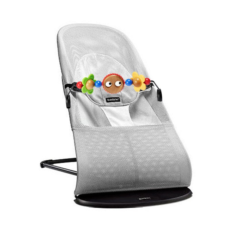 PACK Hamaca Babybjorn BALANCE SOFT MESH con ristra de ojitos traviesos