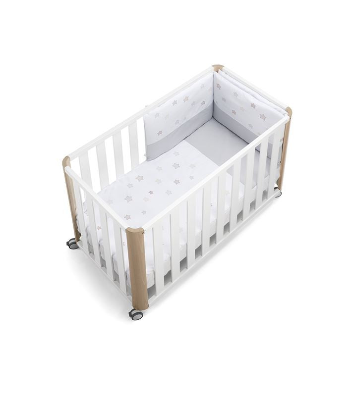Cuna colecho Cotinfant Doco Sleeping con textil y colchon 120*60
