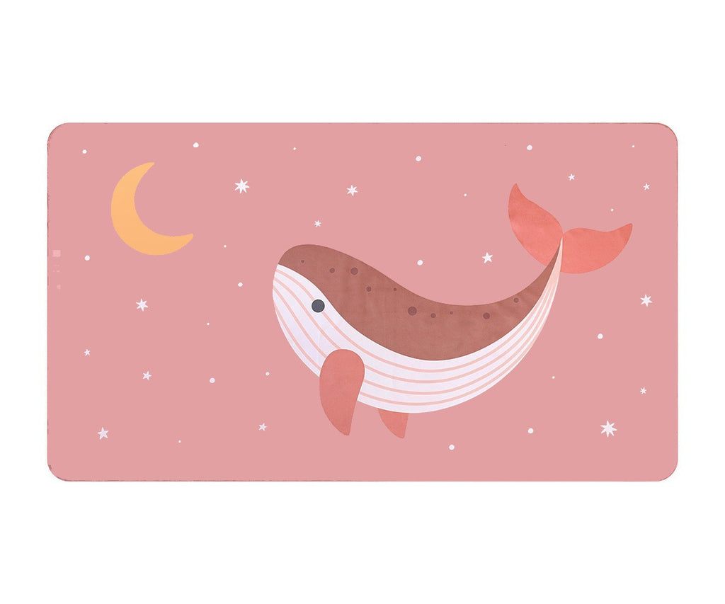 Toalla Playa Microfibra Personalizable Monnëka Whale Pink