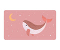 Toalla Playa Microfibra Personalizable Monnëka Whale Pink