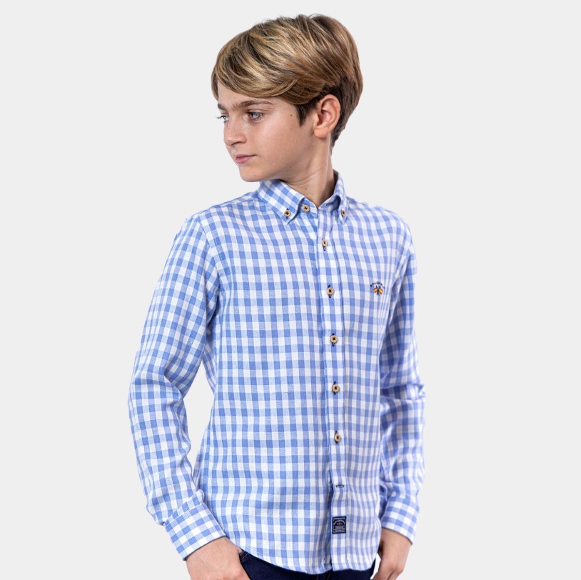 Camisa Spagnolo gabardina cuadros