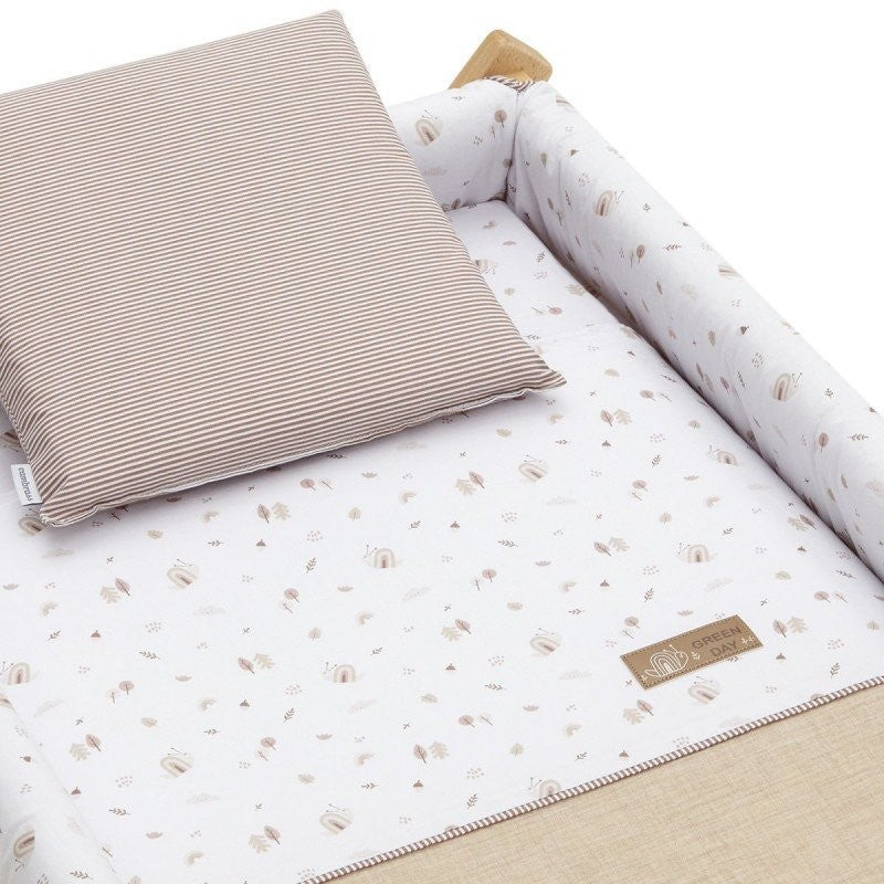 Minicuna Tijera Madera Cambrass Greeny Beige/Natural