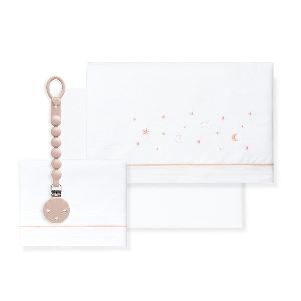 Triptico Cuna Estrellas  Luna+ Broche  Interbaby