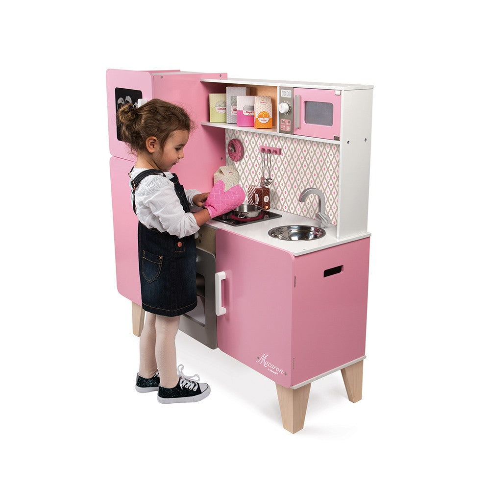 Maxi Cocina Janod Macaron Rosa