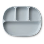 Plato compartimentado de silicona Interbaby con tapa y ventosa