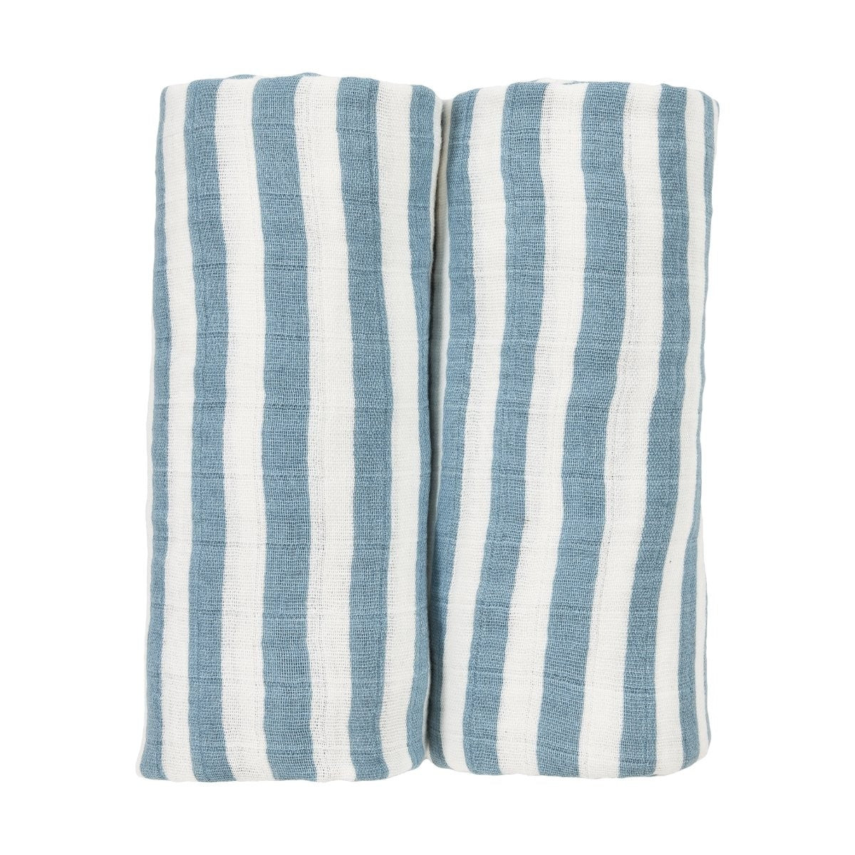 Muselina Lavada Gde Meyco Fat Stripe Pack De 2