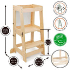 Torre de aprendizaje y mesa PREMA 3 en 1Montessori