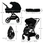 Cochecito Duo Kinderkraft Yoxi 2 en 1