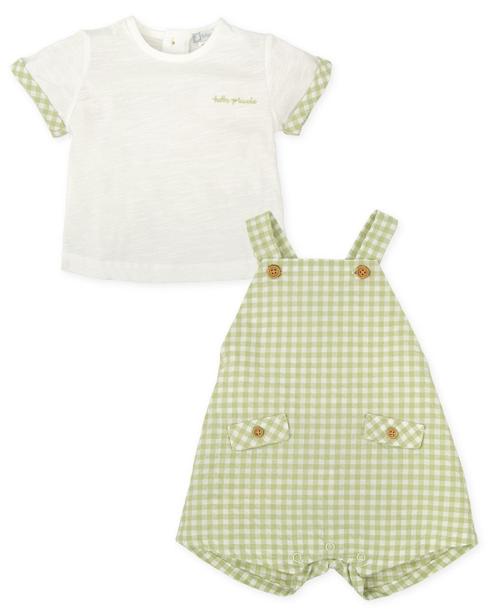 Peto Tutto Piccolo con camiseta Pantano