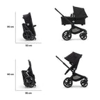 Cochecito DUO Bugaboo Fox 5 Negro Verde Bosque