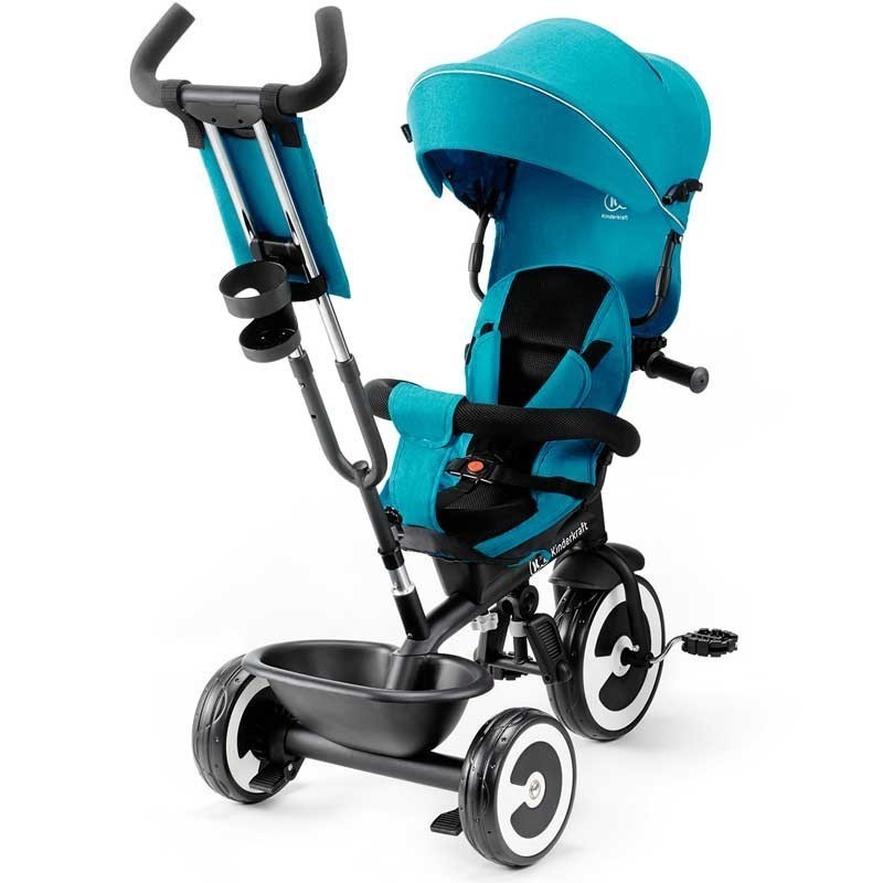 Triciclo reversible Kinderkraft ASTON con bolsa portavaso timbre