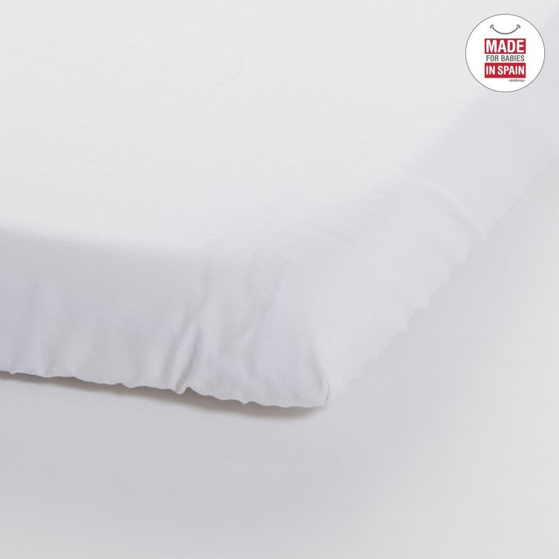 Sábana bajera ajustable Minicuna Cambrass Liso
