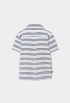 Camisa Boboli en lino con listado horizontal