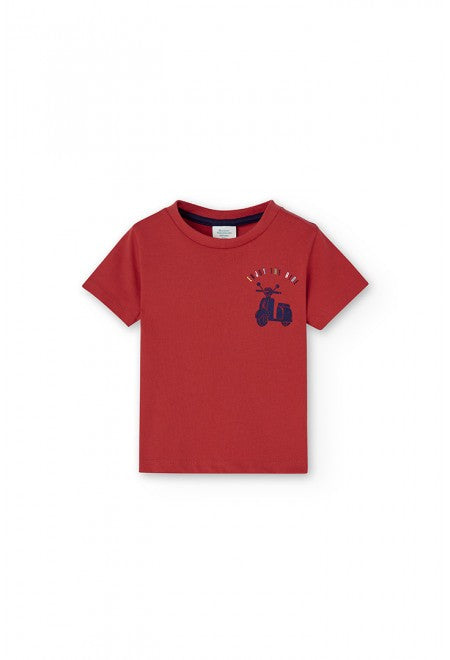 Camiseta Boboli punto estampada