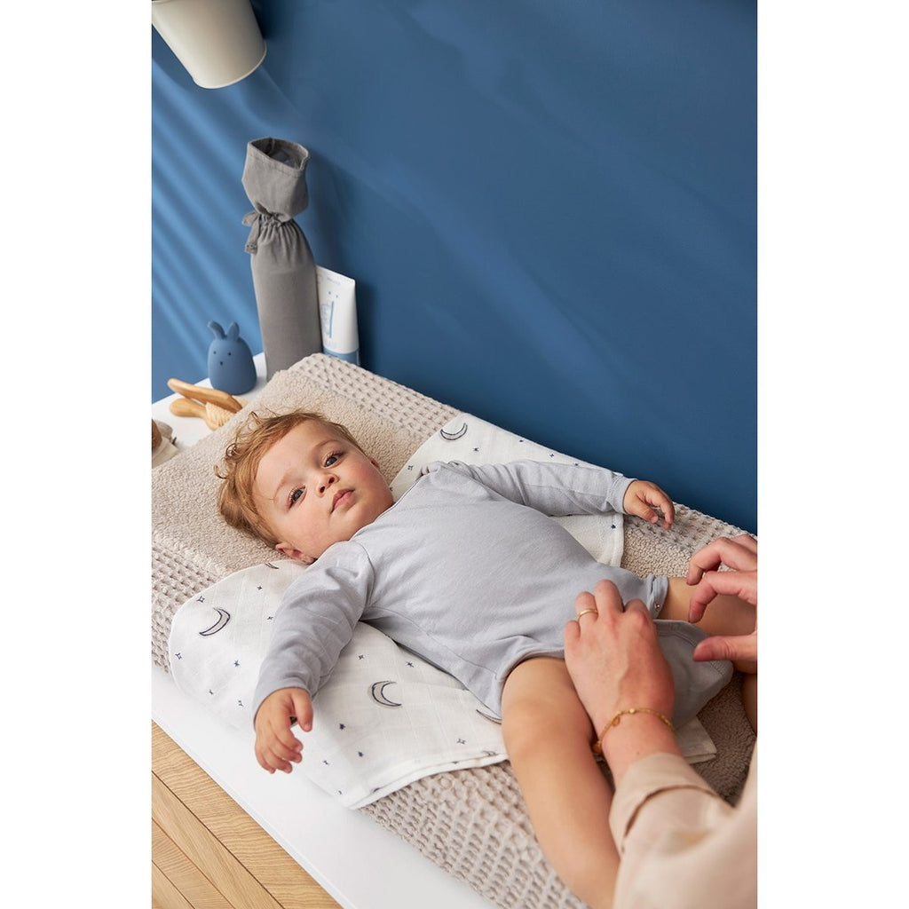 Muselina Mediana Meyco Moon Indigo Pack De 3