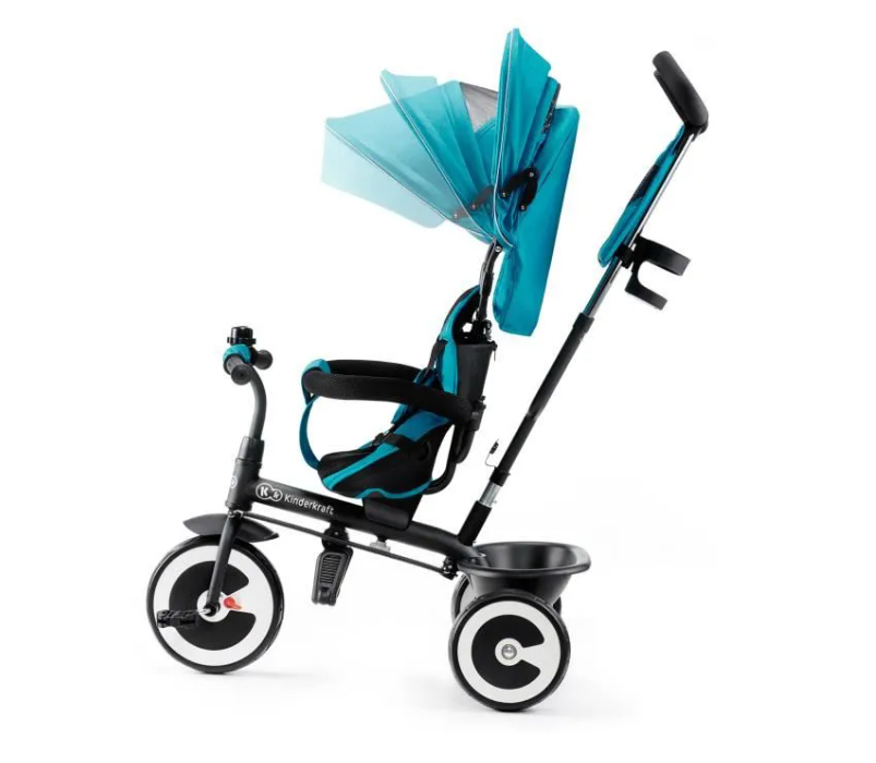 Triciclo reversible Kinderkraft ASTON con bolsa portavaso timbre