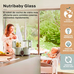 Robot de cocina Babymoov Nutribaby Glass de vidrio Celadon Green