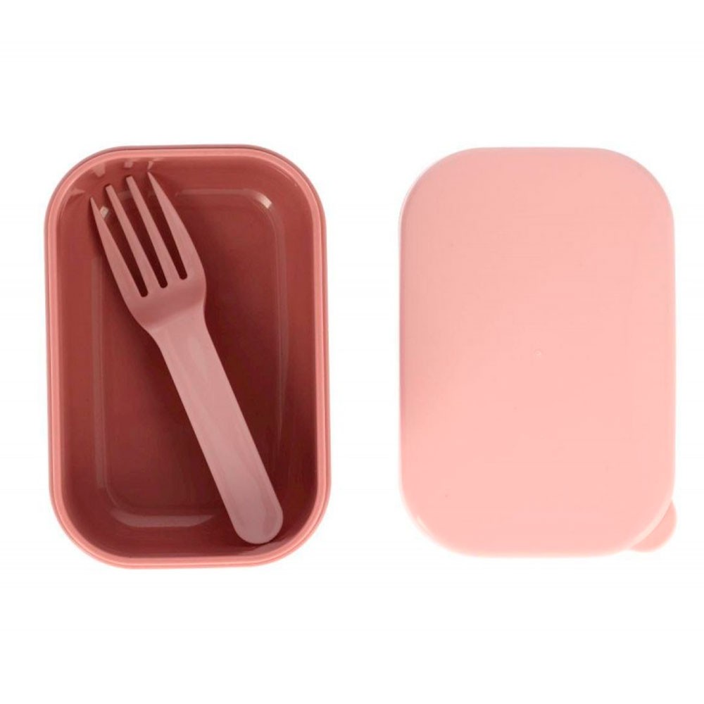 Caja Bento Tutete Stripes Leaves Pink