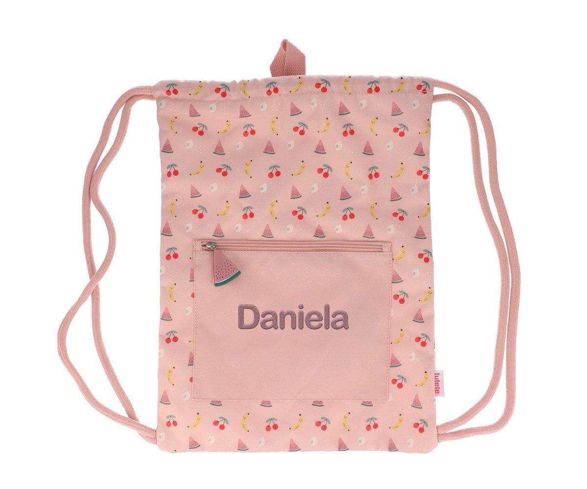 Mochila Saco Tutete Impermeable Fruits Personalizable