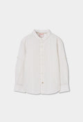 Camisa Boboli en lino listada