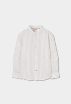 Camisa Boboli en lino listada