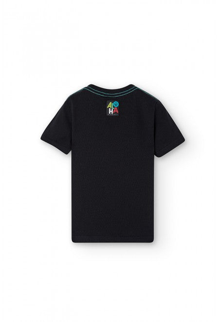 Camiseta Boboli punto manga corta