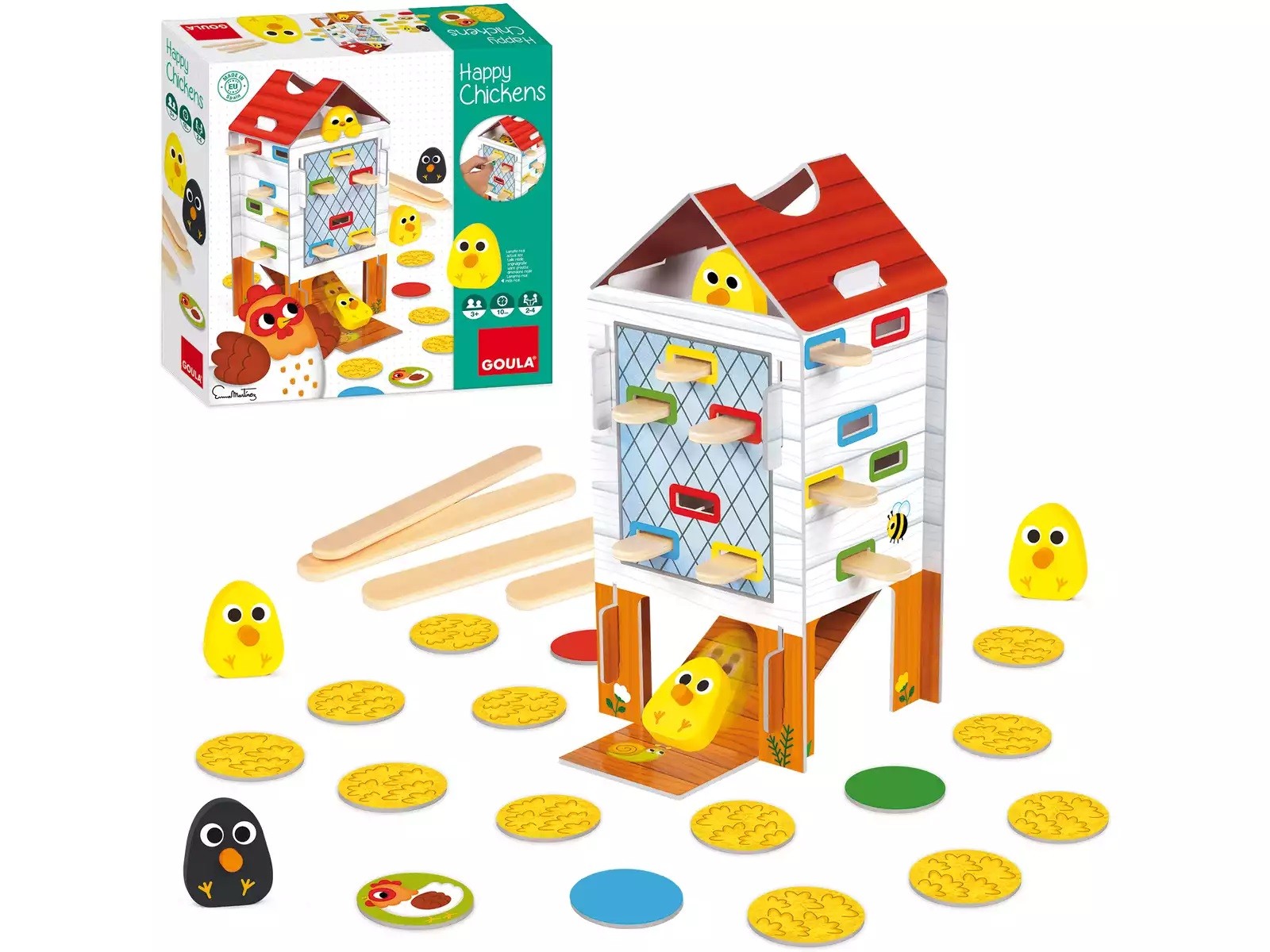 Juego Goula Happy Chickens