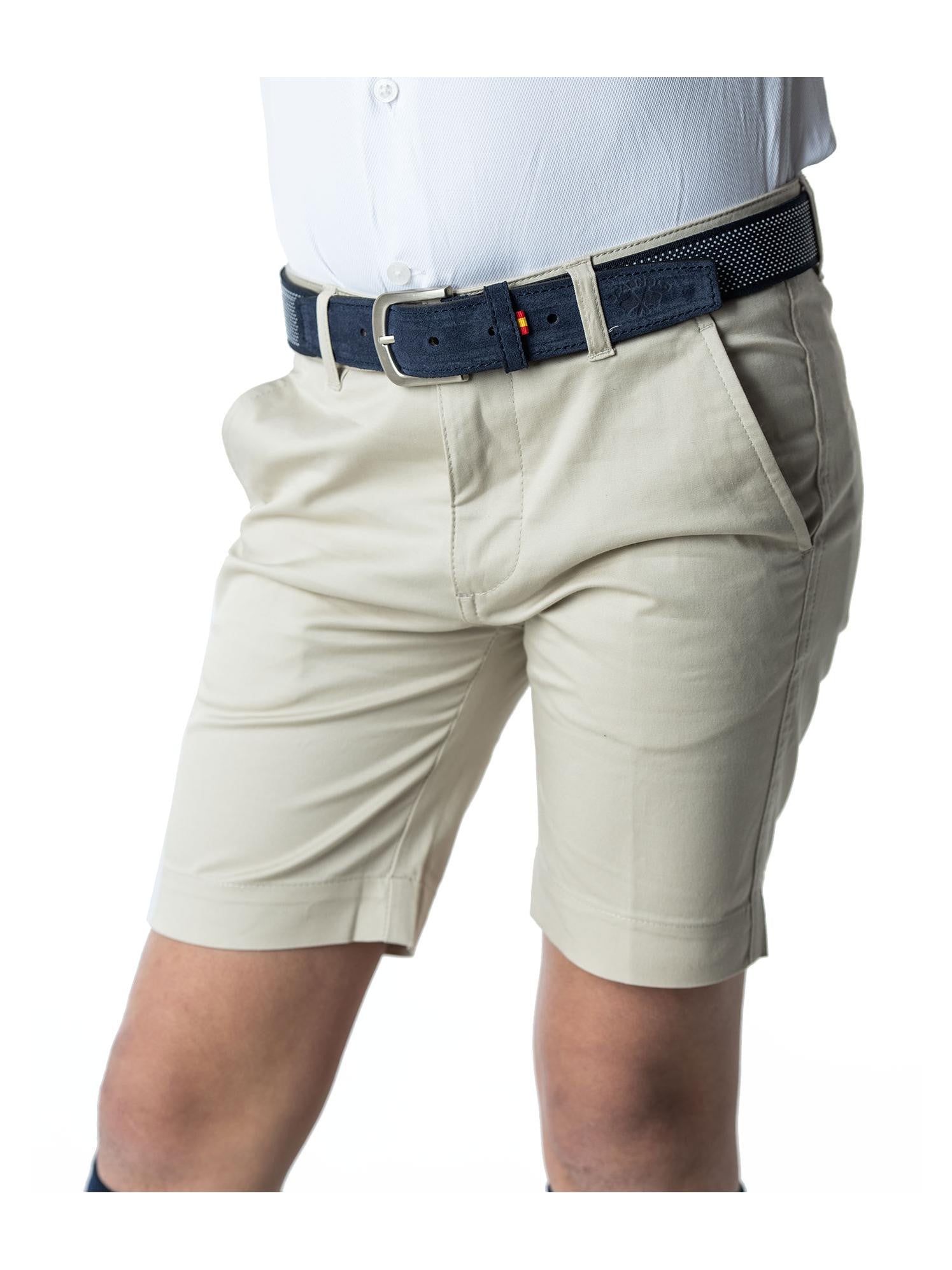Bermuda basica Spagnolo gabardina elastan 5541