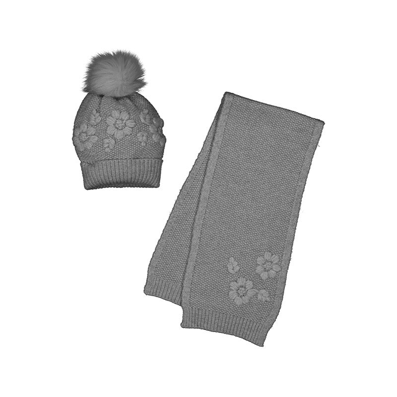 Conjunto gorro y bufanda Mayoral flores