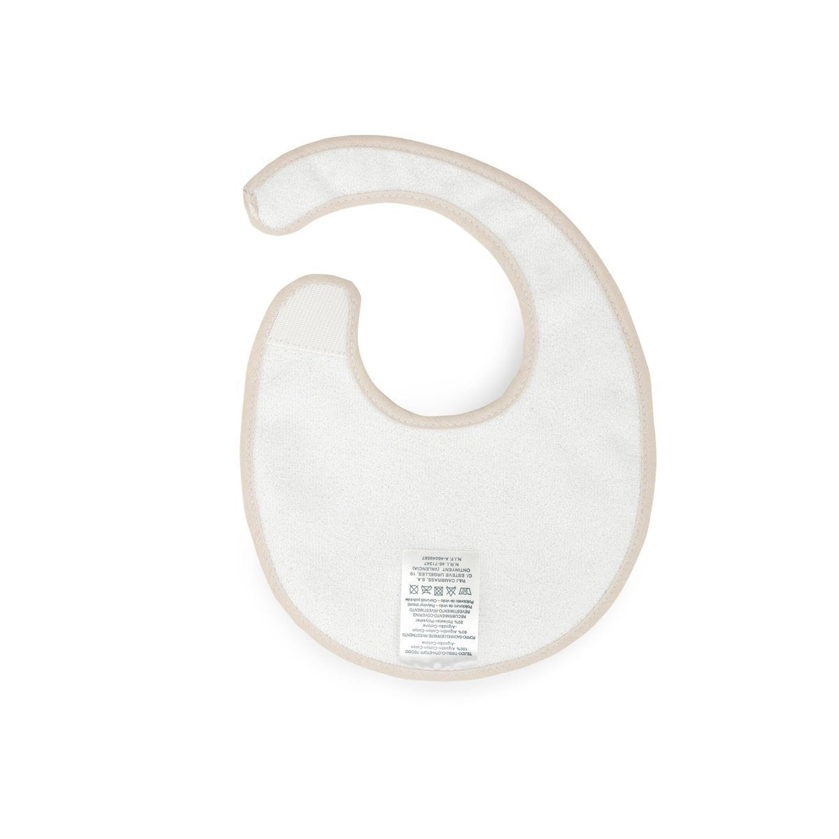 Babero redondo con velcro Cambrass Rabbit