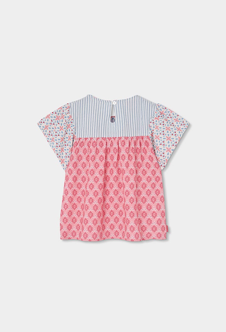 Blusa Boboli Boboli popelín con estampado