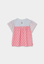 Blusa Boboli Boboli popelín con estampado