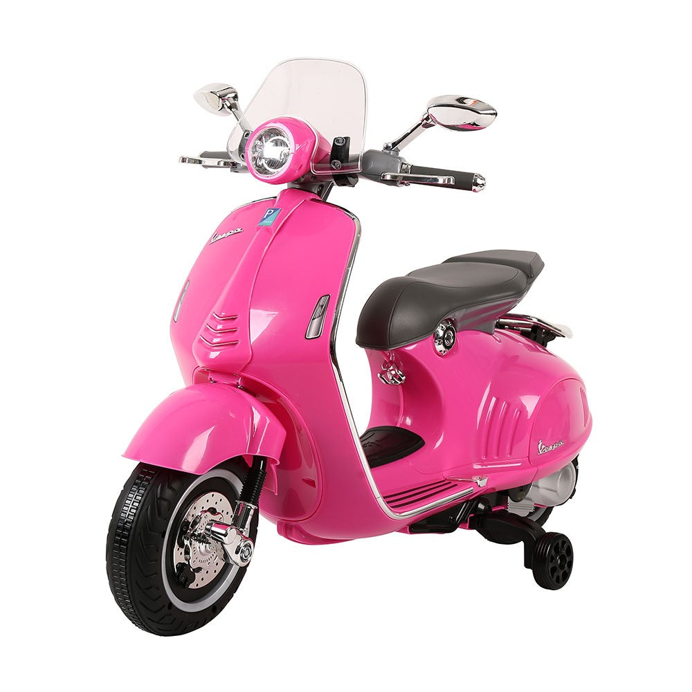 Moto eléctrica Qplay Vespa Rosa
