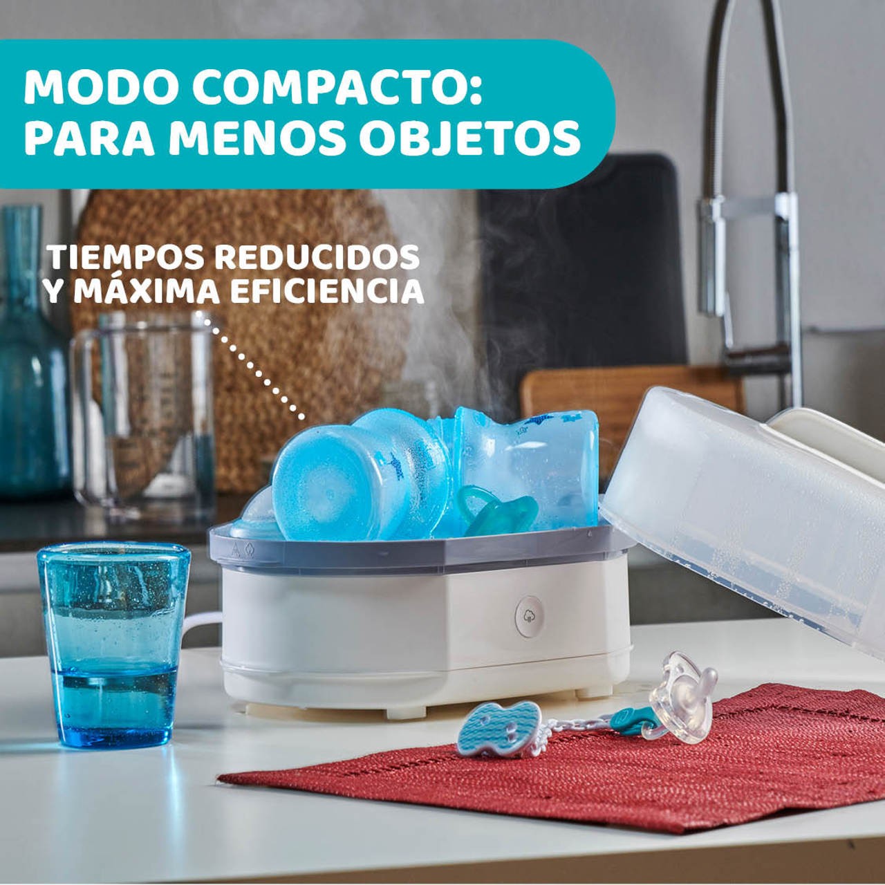 Esterilizador Chicco de Vapor 3 en 1