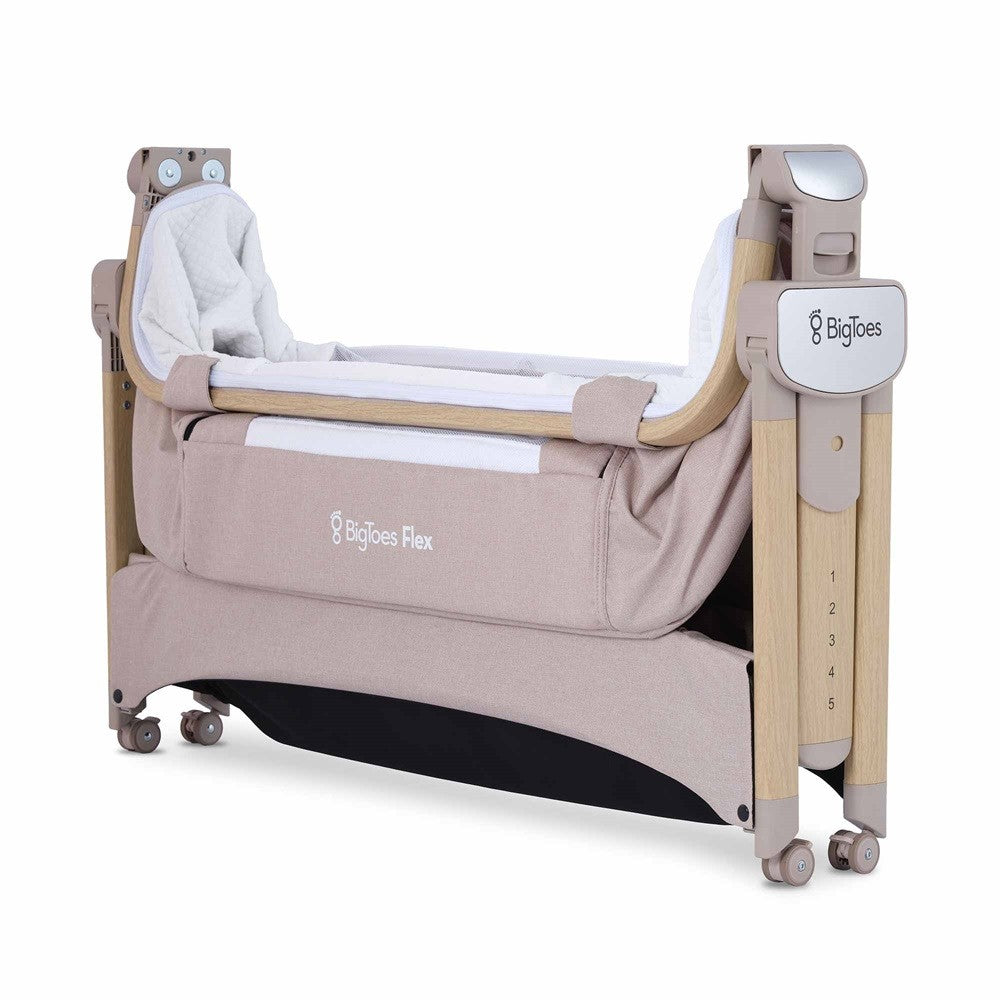 Minicuna Plegable FLEX Home BigToes con Colchón Plagiocefalia