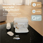 Neceser de higiene Babymoov para cuidado del bebe Curl White