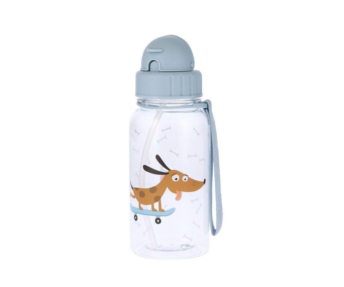 Botella Tutete Plástico Skater Dog Personalizable