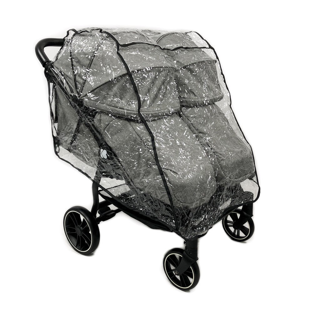 Gemelar KikkaBoo HAPPY 2 tejido acolchado con plastico de lluvia