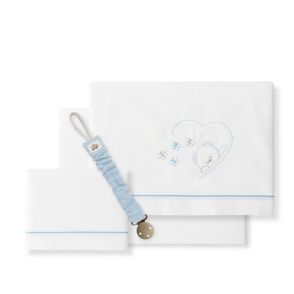 Tríptico Sábanas Interbaby Cuna con Chupetero de Regalo