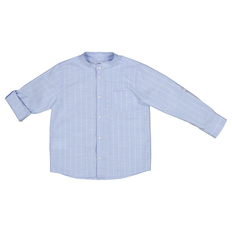 Camisa Mayoral manga larga cuello mao rayas