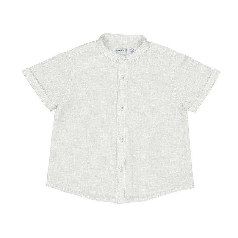 Camisa Mayoral manga corta cuello mao lino